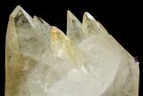 Golden Twinned Calcite Crystals With Barite - Elmwood Mine #89950-2